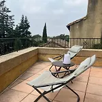 Maison Uzes Piscine Plein Sud Avec Superbe Vue 别墅 Saint-Maximin (Gard)