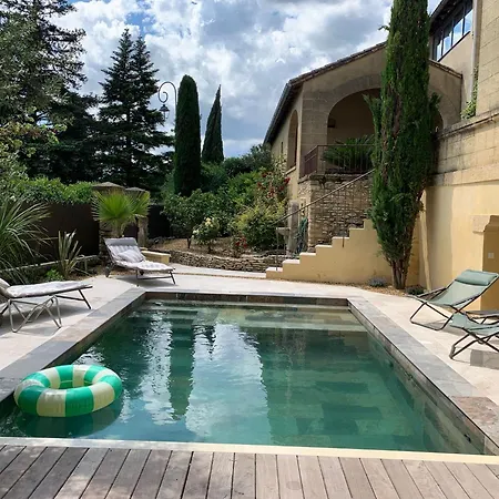 Maison Uzes Piscine Plein Sud Avec Superbe Vue Saint-Maximin (Gard)